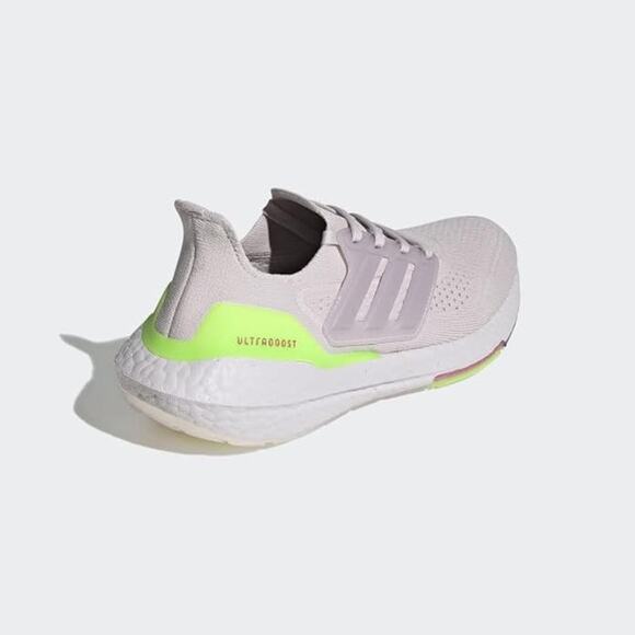 NEW Adidas Ultraboost 21 Women’s Running Shoes Lilac Lime Size 7 S23843 - Picture 6 of 8